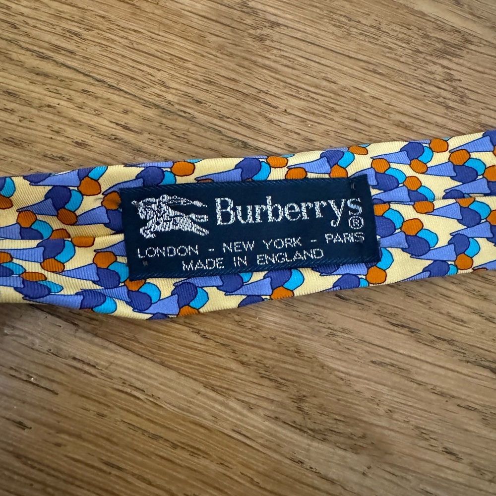 Burberry Tie Euc - image 2